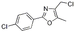 4-(氯甲基)-2-(4-氯苯基)-5-甲基噁唑结构式_832076-92-3结构式