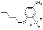 4-(戊基氧基)-3-(三氟甲基) 苯胺结构式_832099-33-9结构式