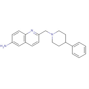 2-[(4-苯基-1-哌啶基)甲基]-6-喹啉胺结构式_832101-97-0结构式