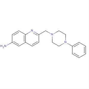 2-[(4-苯基-1-哌嗪)甲基]-6-喹啉胺结构式_832101-99-2结构式