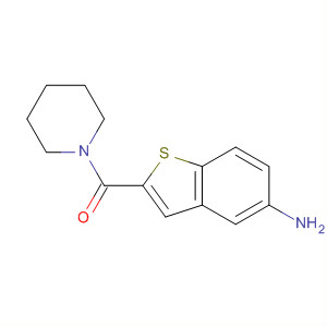 (5-氨基苯并[b]噻吩-2-基)-1-哌啶基甲酮结构式_832102-94-0结构式