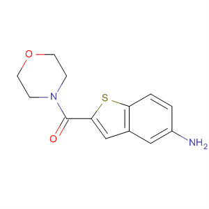 (5-氨基苯并[b]噻吩-2-基)-4-吗啉甲酮结构式_832102-95-1结构式