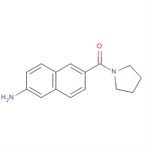 (6-氨基-2-萘)-1-吡咯烷甲酮结构式_832103-05-6结构式