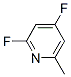 (9CI)-2,4-二氟-6-甲基-吡啶结构式_83261-73-8结构式
