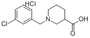 1-(3-Chloro-benzyl)-piperidine-3-carboxylic acid hydrochloride Structure,832739-59-0Structure