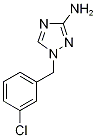 1-(3-Chlorobenzyl)-1H-1,2,4-triazol-3-amine Structure,832739-72-7Structure