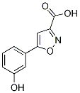 5-(3-Hydroxy-phenyl)-isoxazole-3-carboxylic acid Structure,832740-37-1Structure