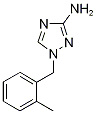 1-(2-甲基苄基)-1H-1,2,4-噻唑-3-胺结构式_832740-49-5结构式