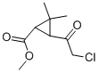 (9ci)-3-(氯乙酰基)-2,2-二甲基-环丙烷羧酸甲酯结构式_83391-85-9结构式