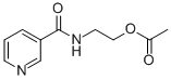 3-[(2-乙酰氧基)乙基氨基羰基]吡啶结构式_83440-03-3结构式
