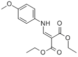 2-((4-Methoxyphenylamino)methylene)malonic acid diethyl ester Structure,83507-70-4Structure