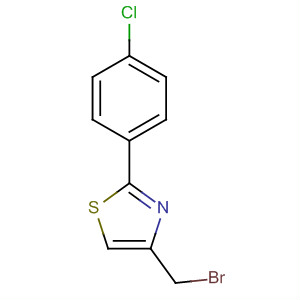 4-(Bromomethyl)-2-(4-chlorophenyl)thiazole Structure,835346-86-6Structure