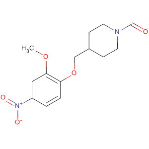 N-formyl-4-(2-methoxy-4-nitrophenoxymethyl)piperidine Structure,835633-51-7Structure