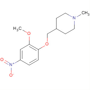 N-methyl-4-(2-methoxy-4-nitrophenoxymethyl)piperidine Structure,835633-52-8Structure