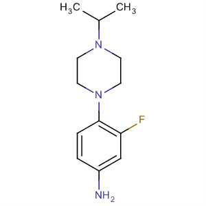 3-Fluoro-4-(4-isopropylpiperazin-1-yl)phenylamine Structure,835633-79-9Structure