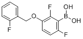 2,6-Difluoro-3-(2-fluorobenzyloxy)phenylboronic acid Structure,836615-83-9Structure