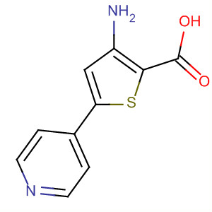 3-氨基-5-(吡啶-4-基)噻吩-2-羧酸结构式_83739-50-8结构式