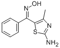 (2-氨基-4-甲基-5-噻唑)苯基甲酮肟结构式_83756-30-3结构式