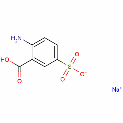 5-Sulfo-2-amino benzoic acid sodium salt Structure,83763-38-6Structure