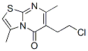 6-(2-氯乙基)-3,7-二甲基-5H-噻唑并[3,2-a]嘧啶-5-酮结构式_83863-77-8结构式