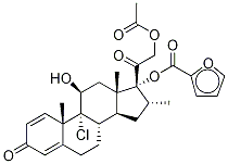 21-乙酰氧基去氯莫米松糠酸盐结构式_83897-05-6结构式
