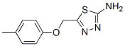 2-Amino-5-(4-methylphenoxy) methyl-1,3,4-thiadiazole Structure,84138-77-2Structure