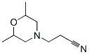 2,6-Dimethyl-4-morpholinepropiononitrile Structure,84145-73-3Structure