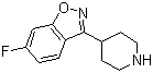 6-氟-3-(4-哌啶基)-1,2 苯并异噁唑结构式_84163-77-9结构式