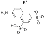 7-氨基-1,3-萘二磺酸钾结构式_842-15-9结构式