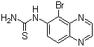 N-(5-溴喹喔啉-6-基)硫脲结构式_842138-74-3结构式