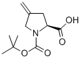 (S)-4-methylene-pyrrolidine-1,2-dicarboxylic acid 1-tert-butyl ester Structure,84348-38-9Structure