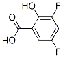 3,5-二氟-2-羟基苯甲酸结构式_84376-20-5结构式