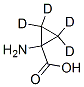 1-氨基环丙烷羧酸-D4氘代结构式_84392-07-4结构式