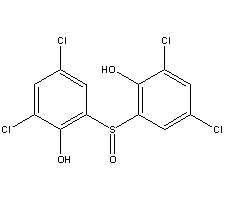 2,2-亚磺酰基双[4,6-二氯-苯酚结构式_844-26-8结构式