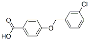 4-(3-Chloro-benzyloxy)-benzoic acid Structure,84403-70-3Structure