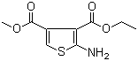 2-氨基-3,4-噻吩羧酸-3-乙基-4-甲酯结构式_844502-63-2结构式