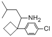1-(1-(4-氯苯基))-alpha-(2-甲基丙基)环丁烷 甲胺结构式_84467-54-9结构式
