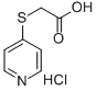 4-(吡啶硫代)乙酸盐酸盐结构式_84468-14-4结构式