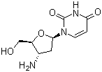 3-氨基-2,3-二脱氧尿苷结构式_84472-86-6结构式