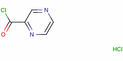 吡嗪-2-羰酰氯盐酸盐结构式_84473-64-3结构式