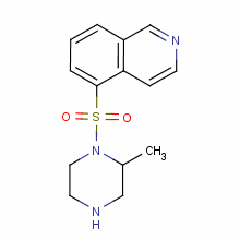 1-(5-异喹啉磺酰基)-2-甲基哌嗪结构式_84477-87-2结构式