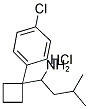 1-[1-(4-氯苯基)环丁基]-3-甲基丁胺盐酸盐结构式_84484-78-6结构式