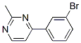 4-(3-Bromo-phenyl)-2-methyl-pyrimidine Structure,844891-12-9Structure