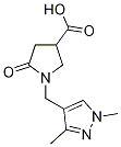 3-Pyrrolidinecarboxylic acid, 1-[(3-fluorophenyl)methyl]-5-oxo- Structure,845546-23-8Structure