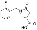 1-(2-Fluorobenzyl)-5-oxopyrrolidine-3-carboxylic acid Structure,845546-24-9Structure