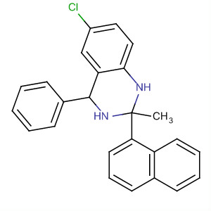 6-氯-1,2,3,4-四氢-2-甲基-2-(1-萘)-4-苯基喹唑啉结构式_84571-59-5结构式