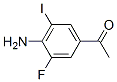 1-(4-氨基-3-氟-5-碘苯基)-1-乙酮结构式_84731-71-5结构式