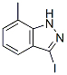 1H-Indazole, 3-iodo-7-methyl- Structure,847906-27-8Structure
