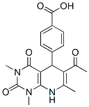 4-(6-乙酰基-1,3,7-三甲基-2,4-二氧代-1,2,3,4,5,8-六氢吡啶并[2,3-d]嘧啶)苯甲酸结构式_848029-08-3结构式