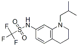 Methanesulfonamide, 1,1,1-trifluoro-N-[1,2,3,4-tetrahydro-1-(2-methylpropyl)-7-quinolinyl]- Structure,848080-35-3Structure